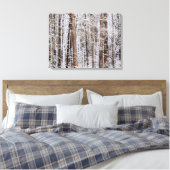 Toile Tempête glaciaire d'hiver dans la forêt (Insitu(Chambre))