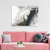 Toile Tempête hivernale sévère (Insitu(Salon))