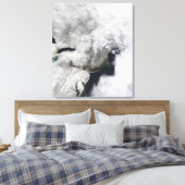Toile Tempête hivernale sévère (Insitu(Chambre))