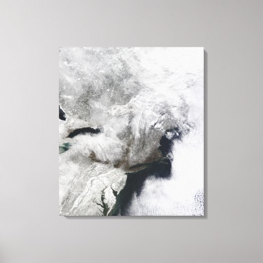 Toile Tempête hivernale sévère (Recto)