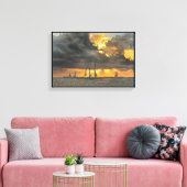 Toile Tempête imminente au coucher du soleil à Key West, (Insitu(Salon))