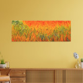 Toile "Tempête neurale" Orange jaune Abstrait (Insitu(Salon))