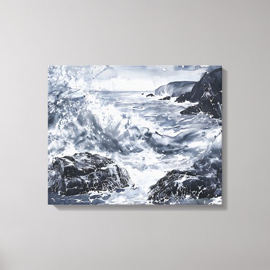 Toile Tempête sur la côte galloise (Recto)