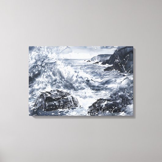 Toile Tempête sur la côte galloise (Recto)