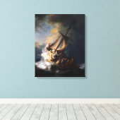 Toile Tempête sur la mer de Galilée (Insitu (Plancher de Bois))