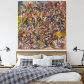 Toile tempête, travail abstrait précoce (Insitu(Chambre))