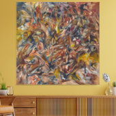 Toile tempête, travail abstrait précoce (Insitu(Salon))