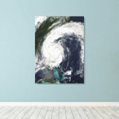 Toile Tempête tropicale Hanna sur la côte Est (Insitu (Plancher de Bois))