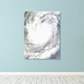 Toile Tempête tropicale Ketsana (Insitu (Plancher de Bois))