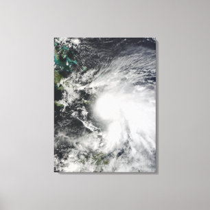 Toile Tempête tropicale Noel au-dessus du Haïti
