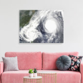Toile Tempête tropicale Parme et Super Typhoon Melor (Insitu(Salon))