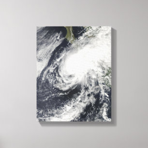 Toile Tempête tropicale Rick approchant le Mexique