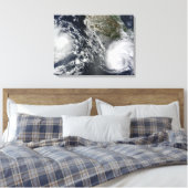 Toile Tempêtes tropicales à Blas et Celia (Insitu(Chambre))