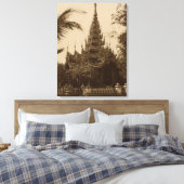 Toile Temple à Mandalay, Birmanie, fin 19ème siècle (Insitu(Chambre))