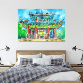 Toile Temple bouddhiste coréen (Insitu(Chambre))