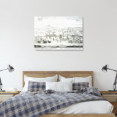 Toile Temple copié d'un dessin sur une médaille trouvée (Insitu(Chambre))