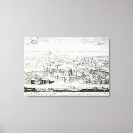 Toile Temple copié d'un dessin sur une médaille trouvée (Recto)