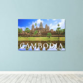 Toile Temple d'Angkor Wat | Kampuchea, Cambodge (Insitu (Plancher de Bois))