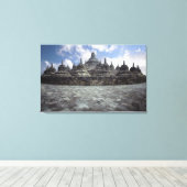 Toile Temple de Borobudur (Insitu (Plancher de Bois))