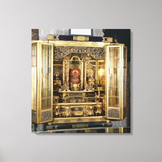 Toile Temple de Butsudan d'un palais de Damio à Kyoto (Recto)