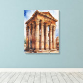 Toile Temple de Vittala de Piliers Musicaux I (Insitu (Plancher de Bois))