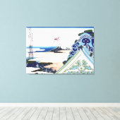 Toile Temple d'Honganji à Asakusa à Edo (Insitu (Plancher de Bois))