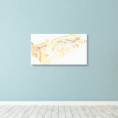Toile Temple égyptien (Insitu (Plancher de Bois))
