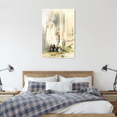 Toile Temple El Khasne, Petra, 7 mars 1839, pl (Insitu(Chambre))