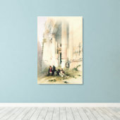 Toile Temple El Khasne, Petra, 7 mars 1839, pl (Insitu (Plancher de Bois))