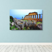 Toile Temple grec (Insitu (Plancher de Bois))