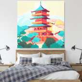 Toile Temple japonais (Insitu(Chambre))