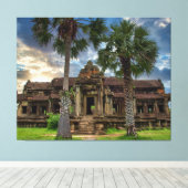 Toile Temple Khmer cambodgien d'Angkor Vat (Insitu (Plancher de Bois))