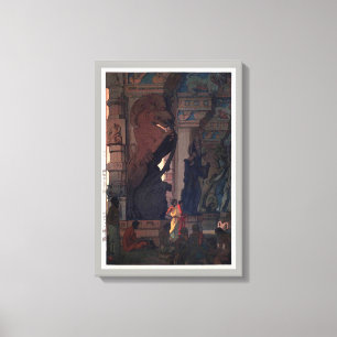 Toile Temple Meenakshi à Madurai, Hiroshi Yoshida
