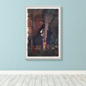 Toile Temple Meenakshi à Madurai, Hiroshi Yoshida (Insitu (Plancher de Bois))