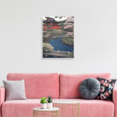 Toile Temple on the river - Japan (Insitu(Salon))