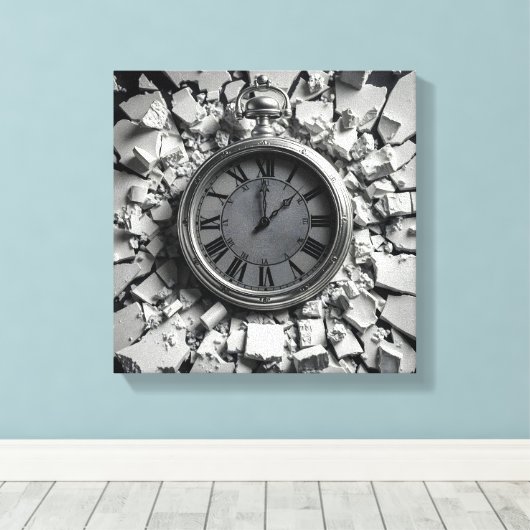 Toile Temps brisé (Insitu (Plancher de Bois))