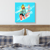 Toile Temps d'aventure | Attaque au citron "INACCEPTABLE (Insitu(Chambre))