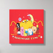 Toile Temps d'aventure | Graphique de grand groupe Jake (Recto)