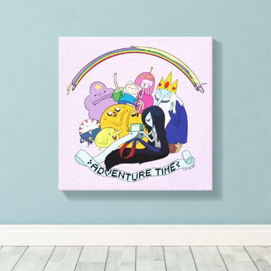 Toile Temps d'aventure | Graphique de groupe BMO (Insitu (Plancher de Bois))