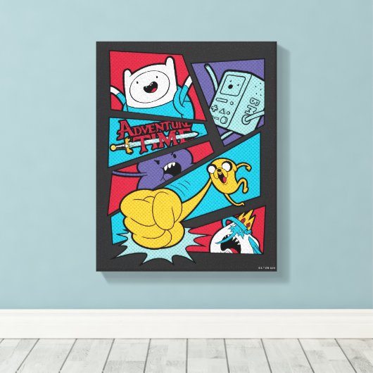 Toile Temps d'aventure | Graphique du panneau d'action (Insitu (Plancher de Bois))