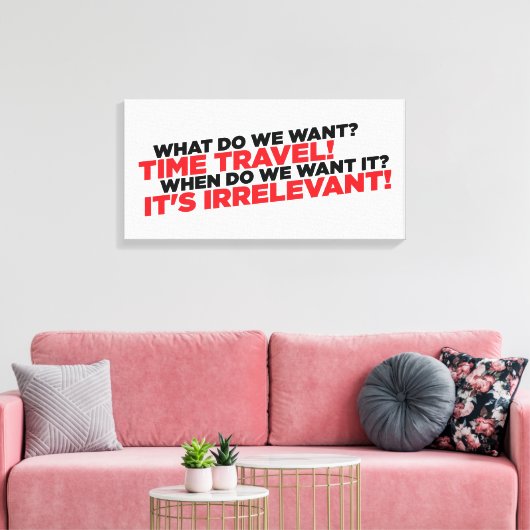 Toile Temps de déplacement (Insitu(Salon))