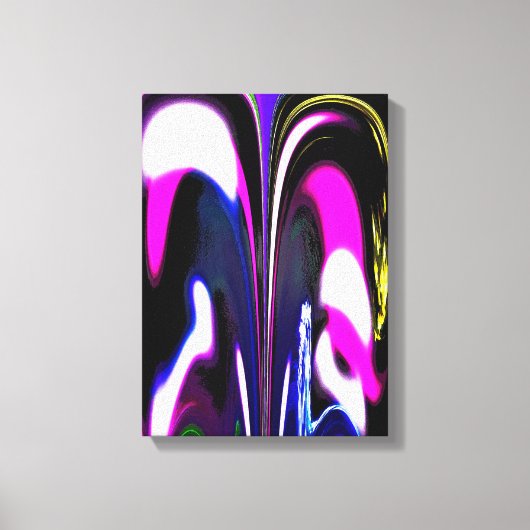 Toile Temps de pliage art abstrait (Recto)
