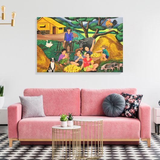 Toile Temps de récolte (Insitu(Salon))