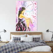 Toile Temps perdu - Peinture aquarelle (Insitu(Chambre))