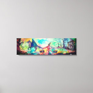 Toile TEMPTATION Chevalier foncé et le trésor du diable,