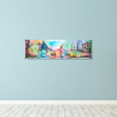 Toile TEMPTATION Chevalier foncé et le trésor du diable, (Insitu (Plancher de Bois))