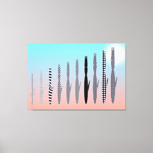 Toile Ten Cat's Geometric Pattern  (Recto)