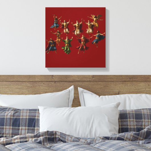 Toile Ten Lords Leaping The Ten Commandments Vector (Insitu(Chambre))