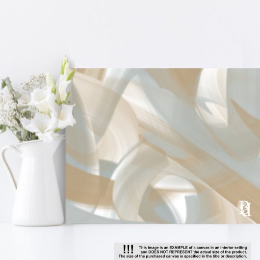 Toile Tendance de la tornade de sable de 11 x 14 po Art 