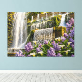 Toile tendue Cascade de Lilas (Insitu (Plancher de Bois))
